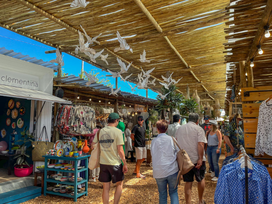 O mercado agrícola da cidade de Oranjezicht em Granger Bay