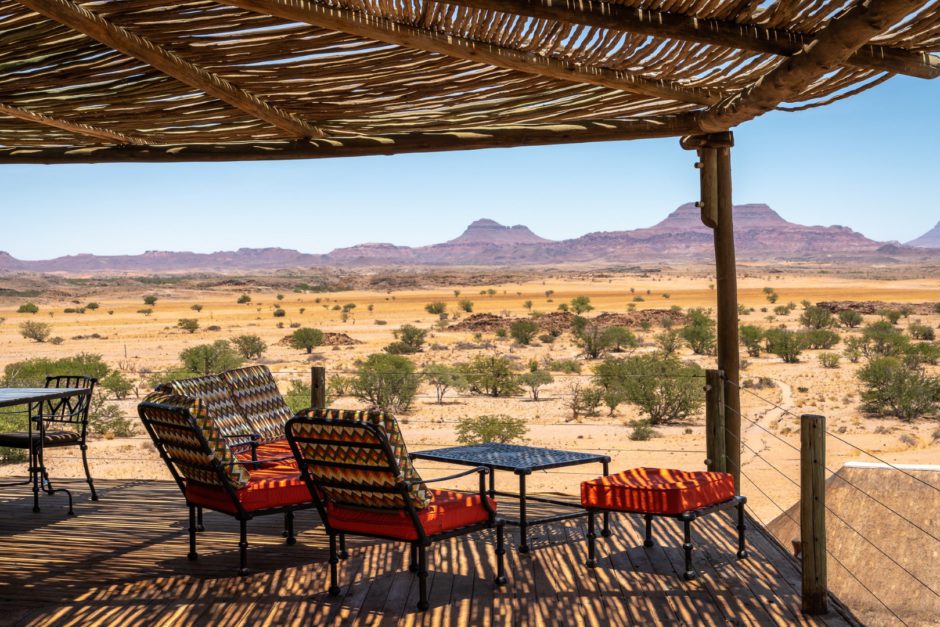 View from Doro Nawas, one of the top safari lodges in Namibia