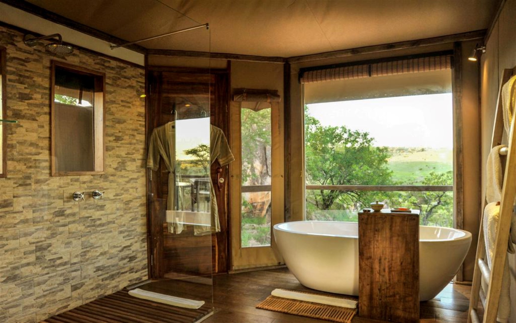 Bathroom at Lemala Kuria Hills Lodge in Tanzania