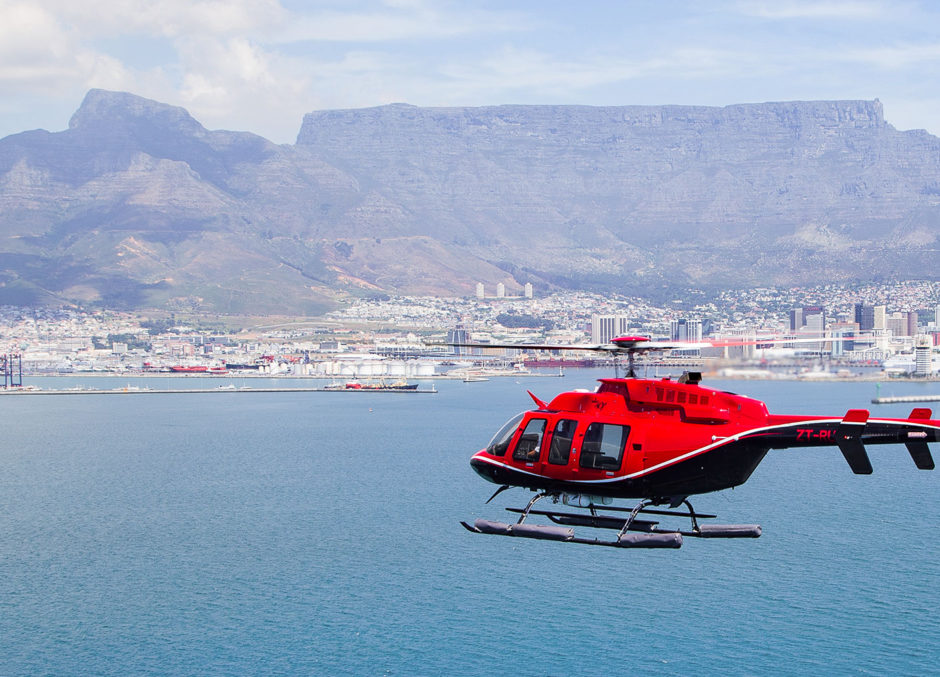 Explore a Cidade do Cabo do céu, Crédito de imagem: NAC Helicopters