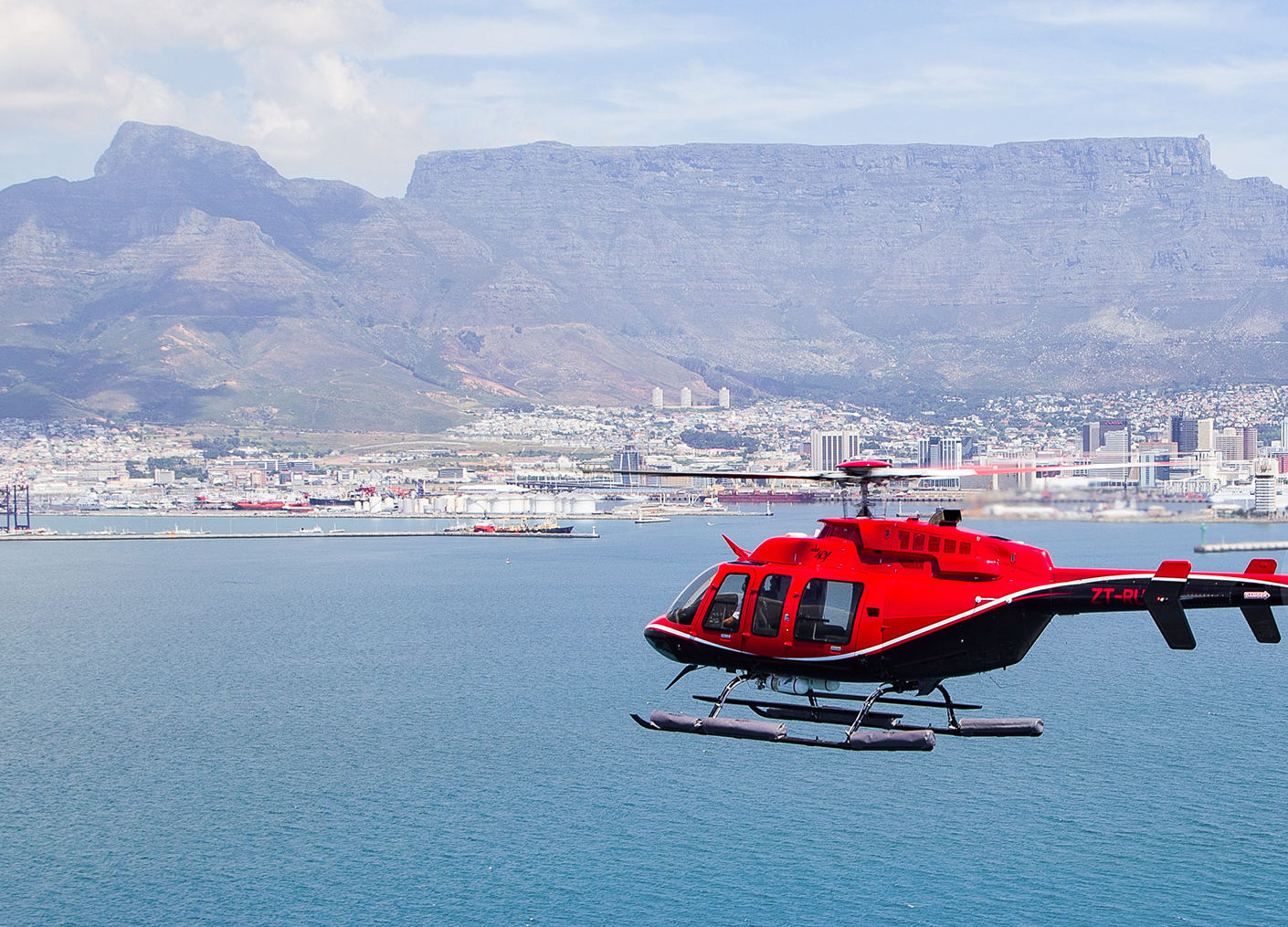 Helicopter tour over the V&A Waterfront, Cape Town