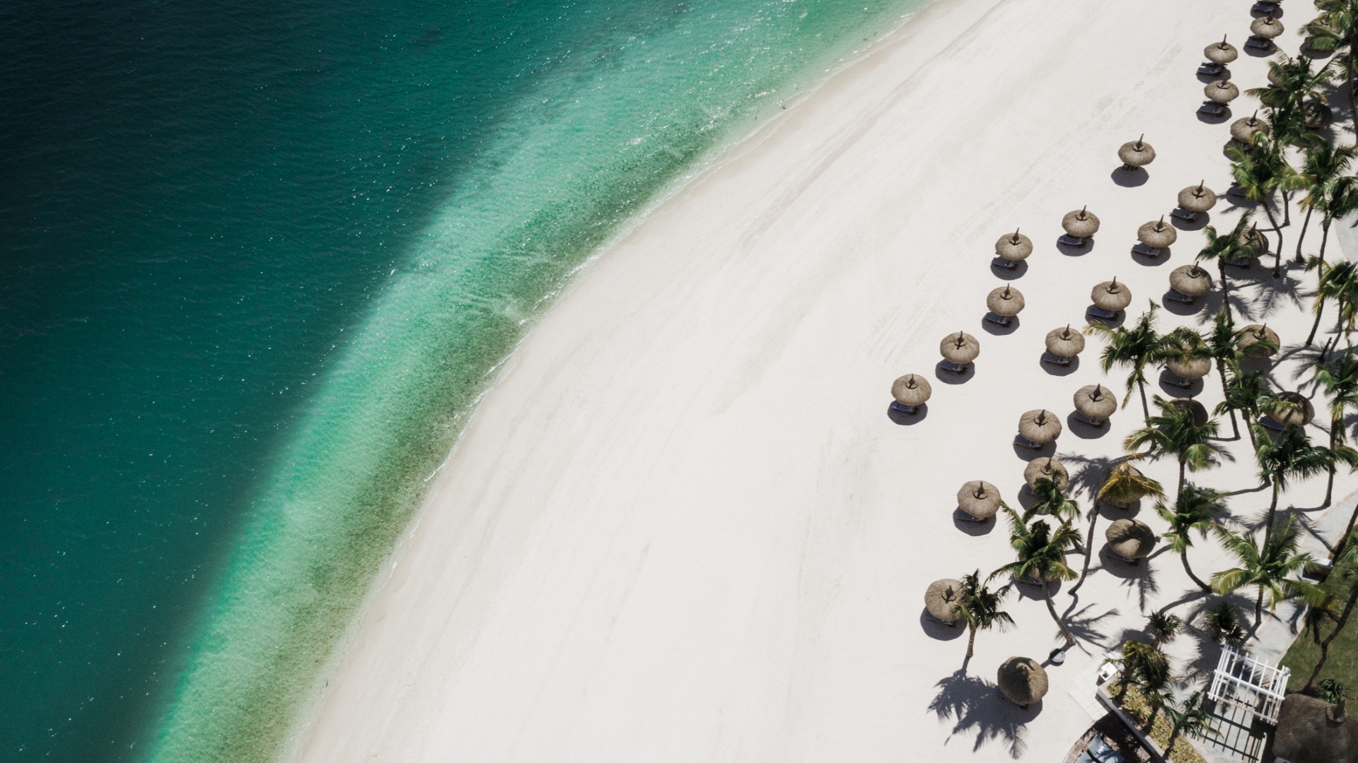 Beach in Mauritius at One&Only Le Saint Géran