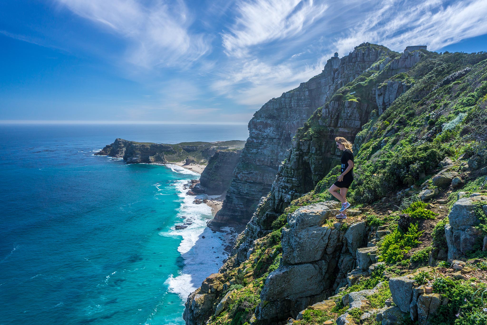 Explorar a natureza selvagem do Cabo da Boa Esperança é um dos pontos altos de qualquer viagem à Cidade do Cabo