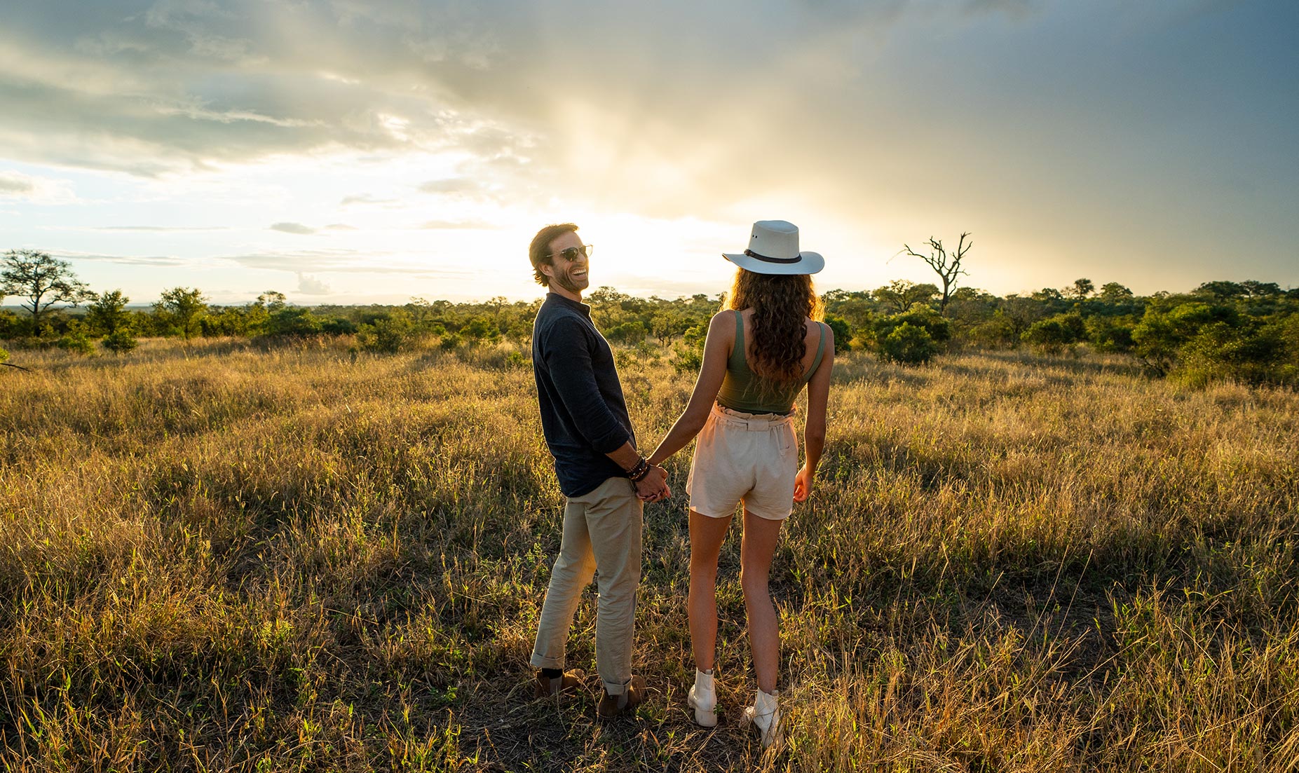 Couple enjoying African travel