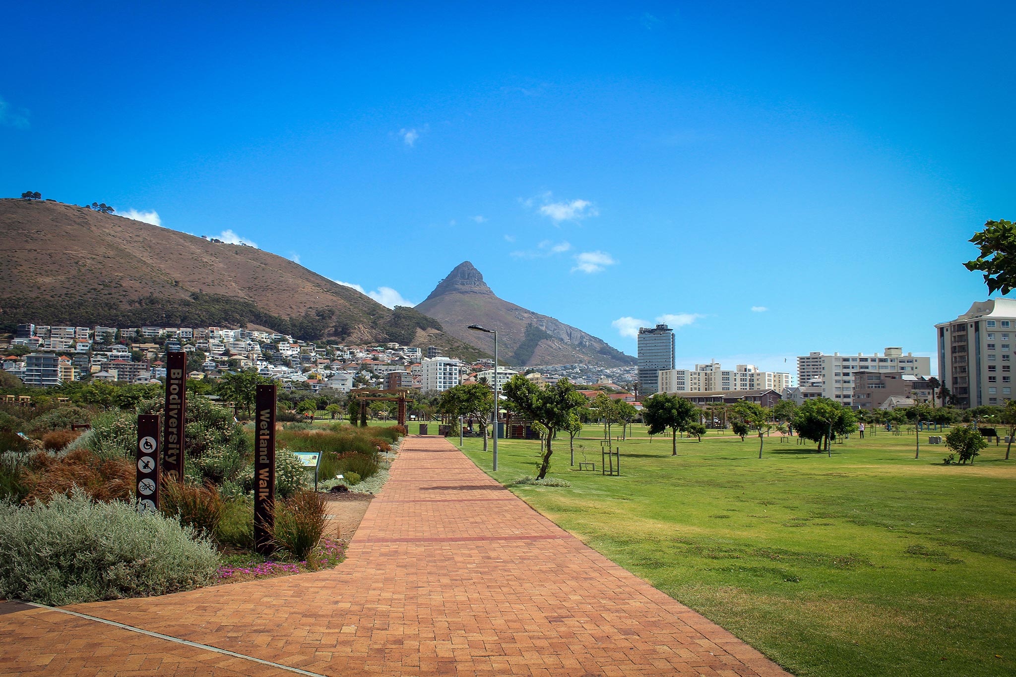 El Parque Green Point es un pedacito de paraíso verde cerca de la ciudad