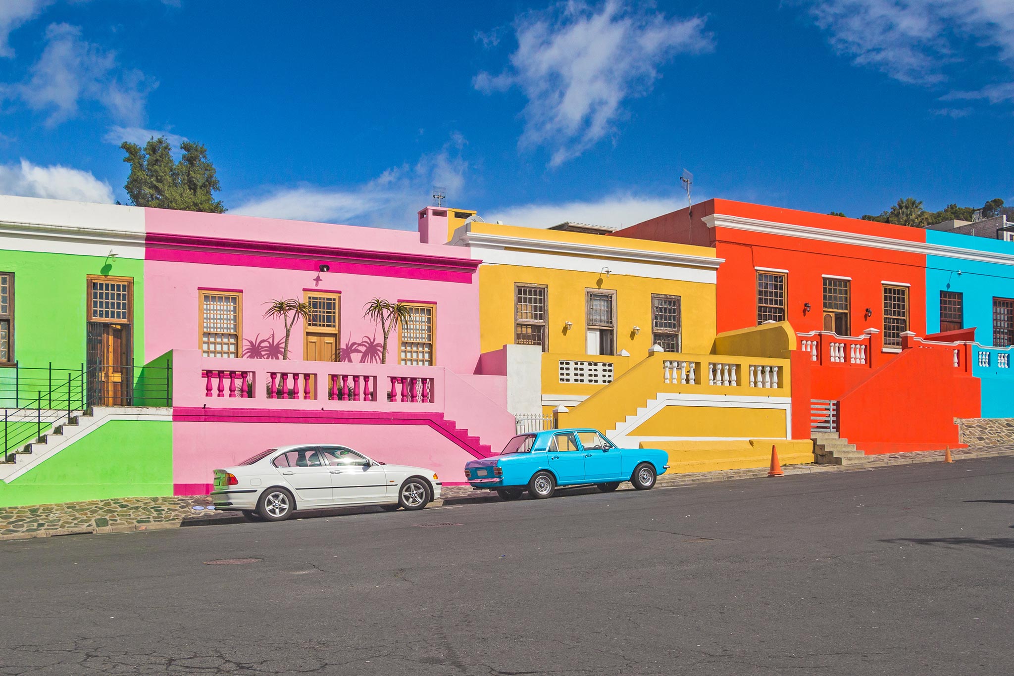 Las coloridas casas de Bo-Kaap son el escenario perfecto para algunas fotos en Instagram