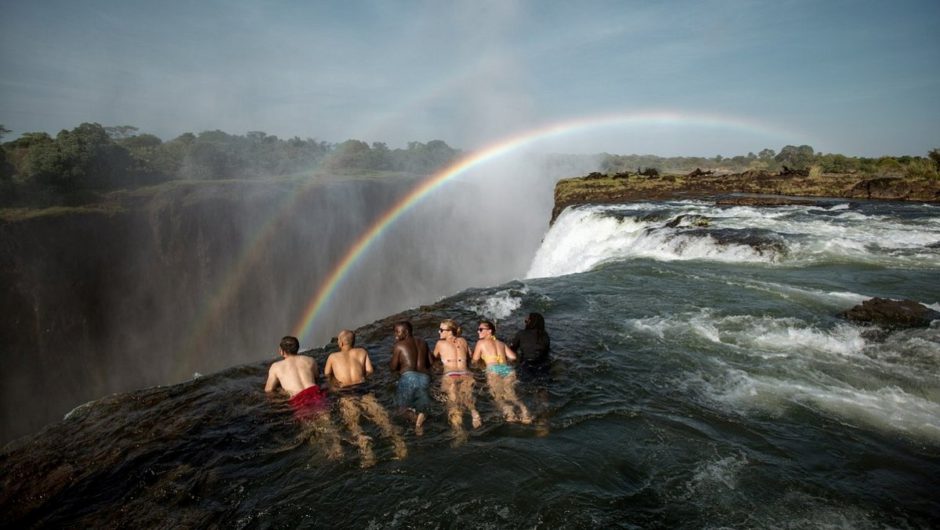 Piscina del diablo de las Cataratas Victoria