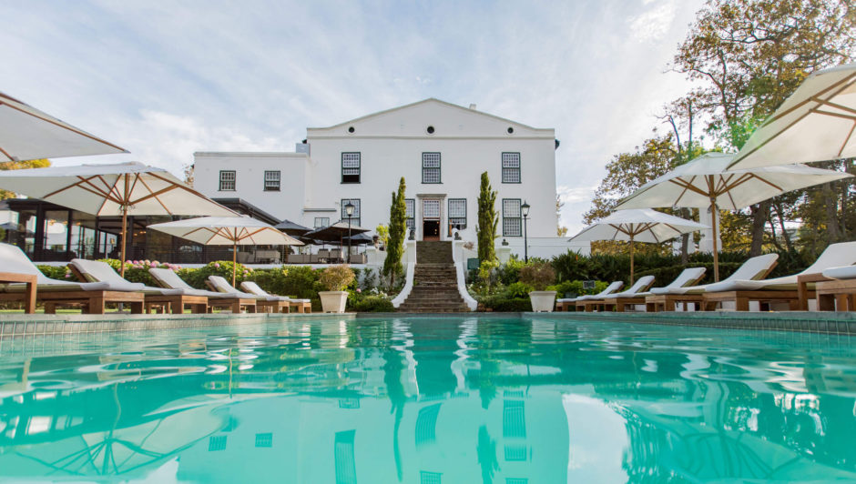 The exterior of the Alphen Boutique Hotel