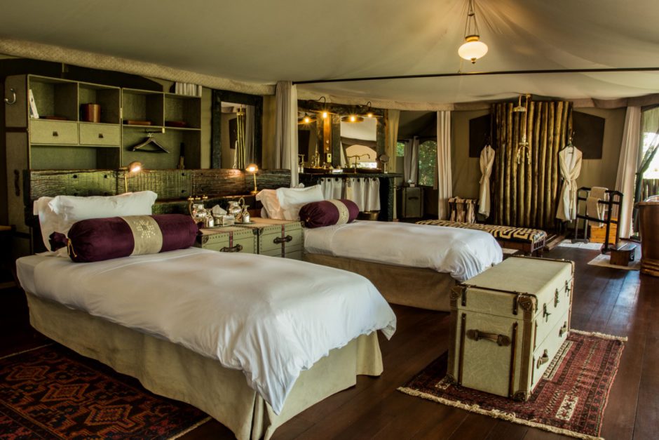 Luxurious elegance radiates from every inch of the East Africa-influenced architecture at Mara Plains Camp - one of the top 15 safaris in Kenya