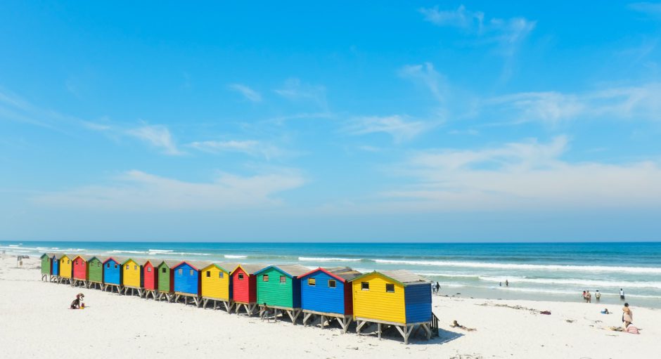 Muizenberg Beach - one of the best beaches in Cape Town