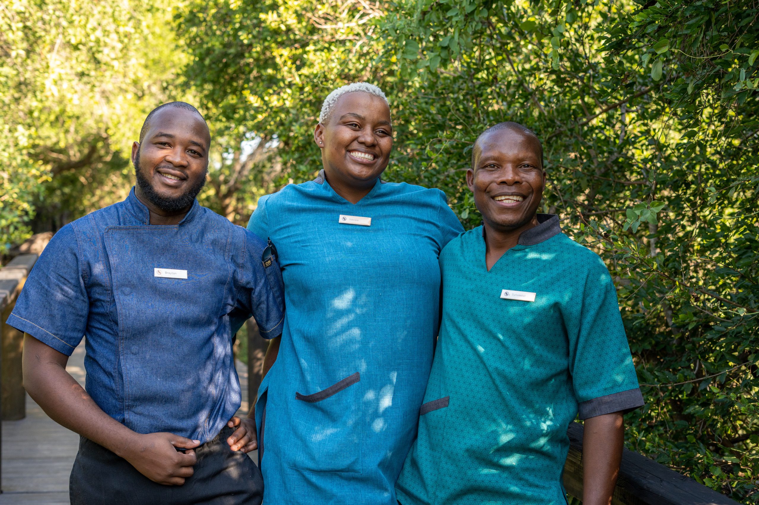 Staff at Silvan Safari 