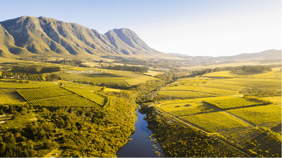 Hier treffen sich Himmel und Erde - Hemel-en-Aarde Weintal bei Hermanus