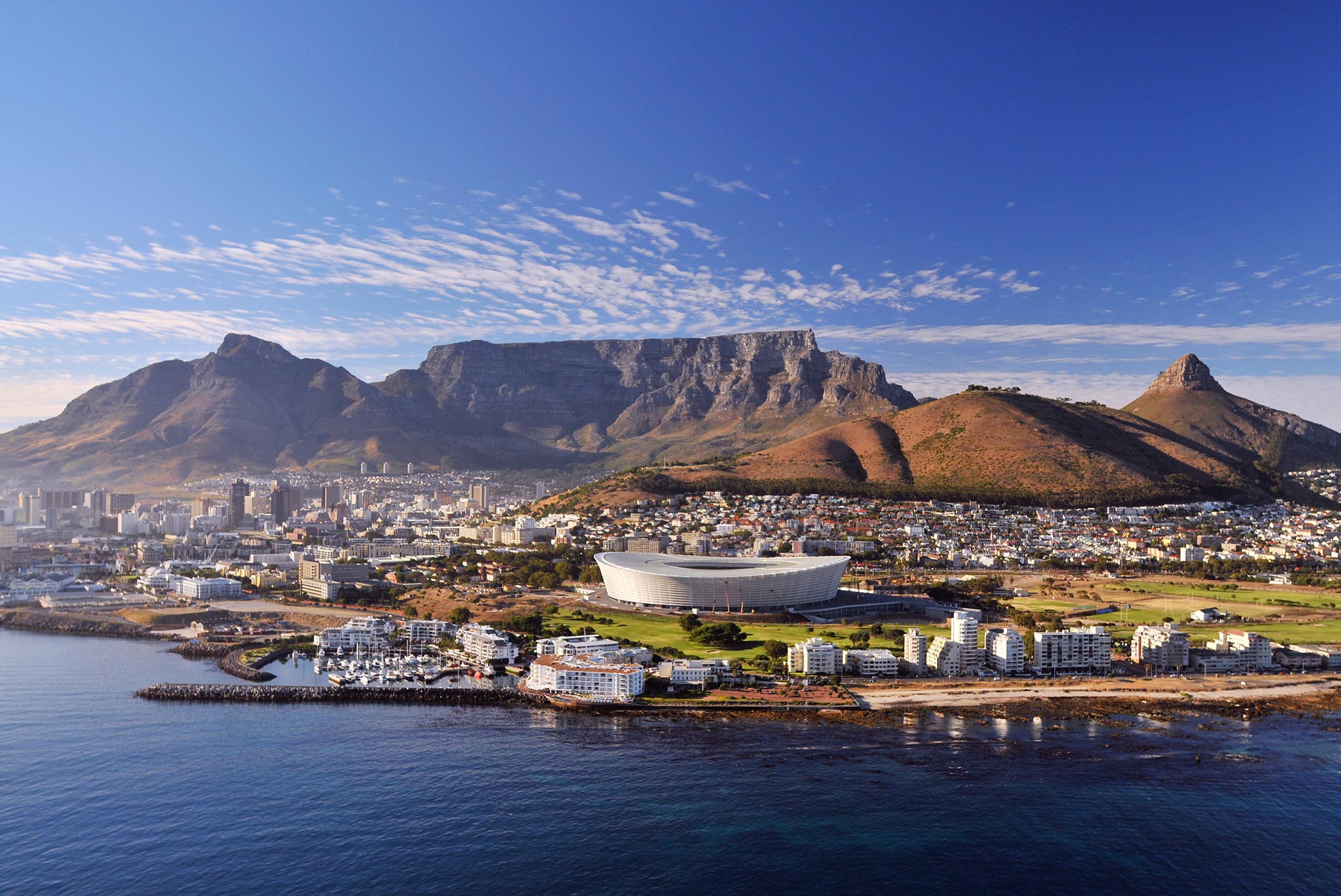 Bird’s-eye-view of Cape Town