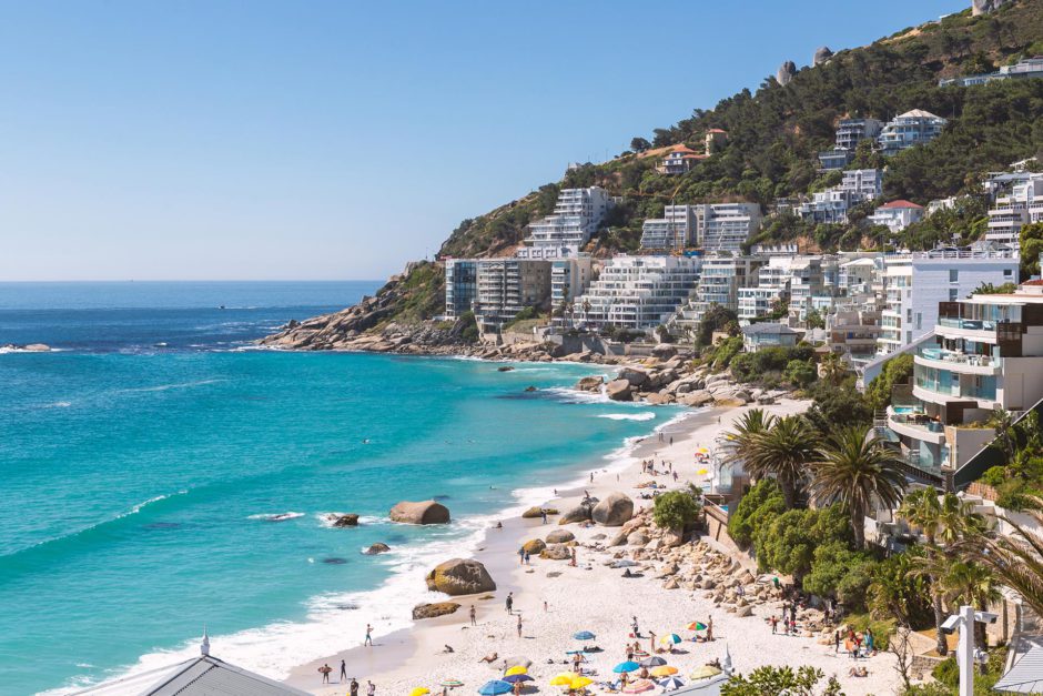 Une des plus belles plages du Cap: Une des 4 criques de Clifton, quartier huppé de la Cité Mère