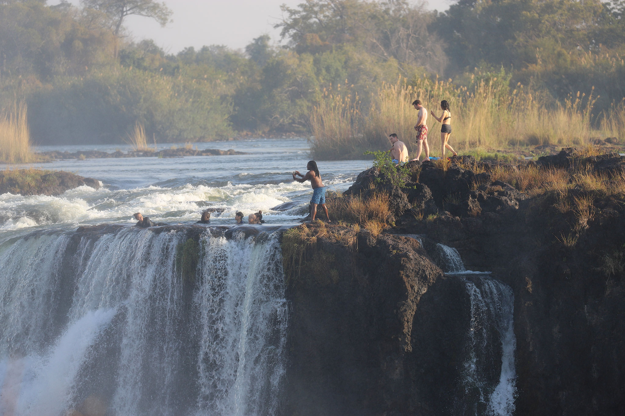 Devils Pool in Victoria Falls