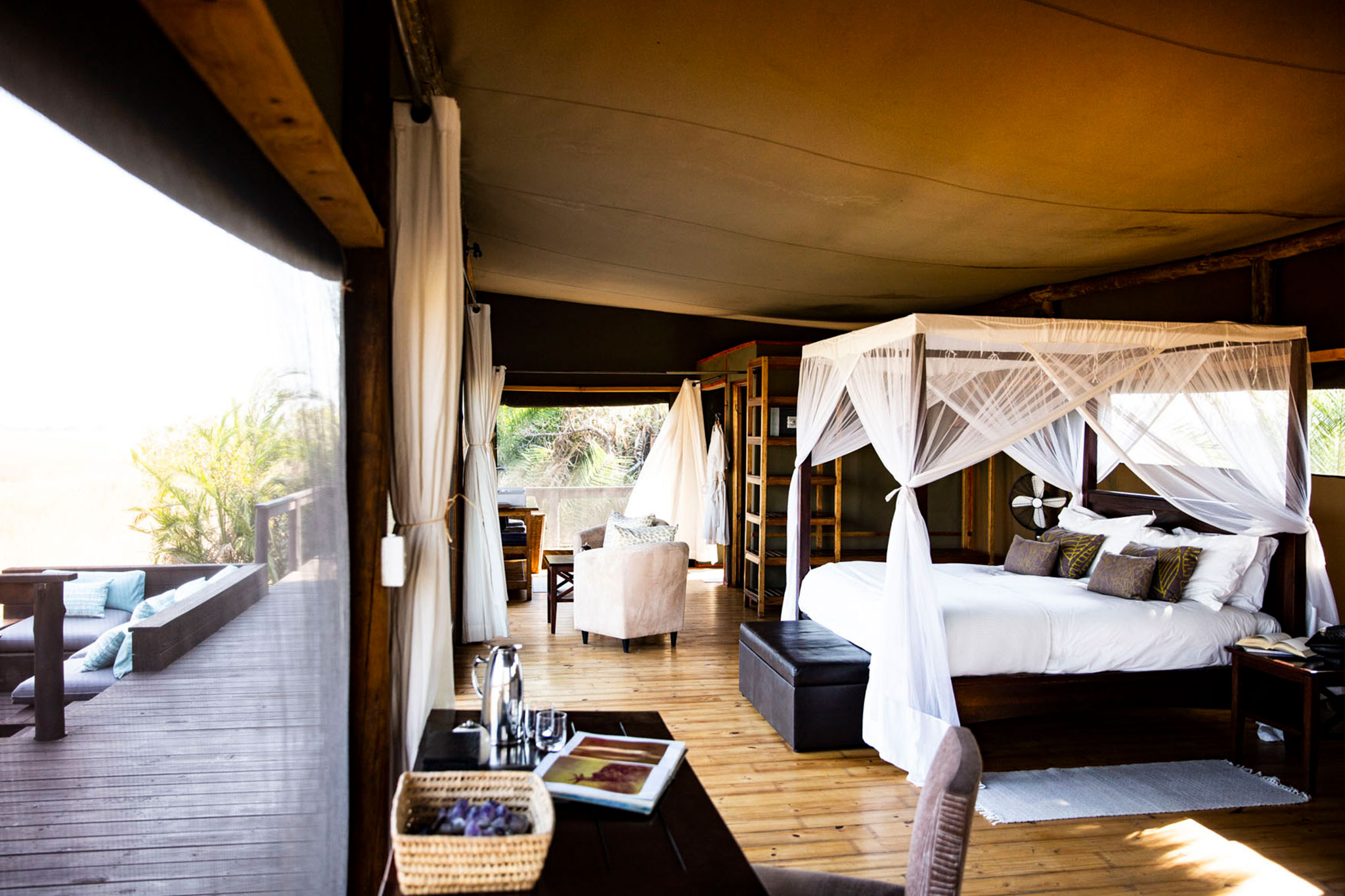 the newly renovated shumba lodge