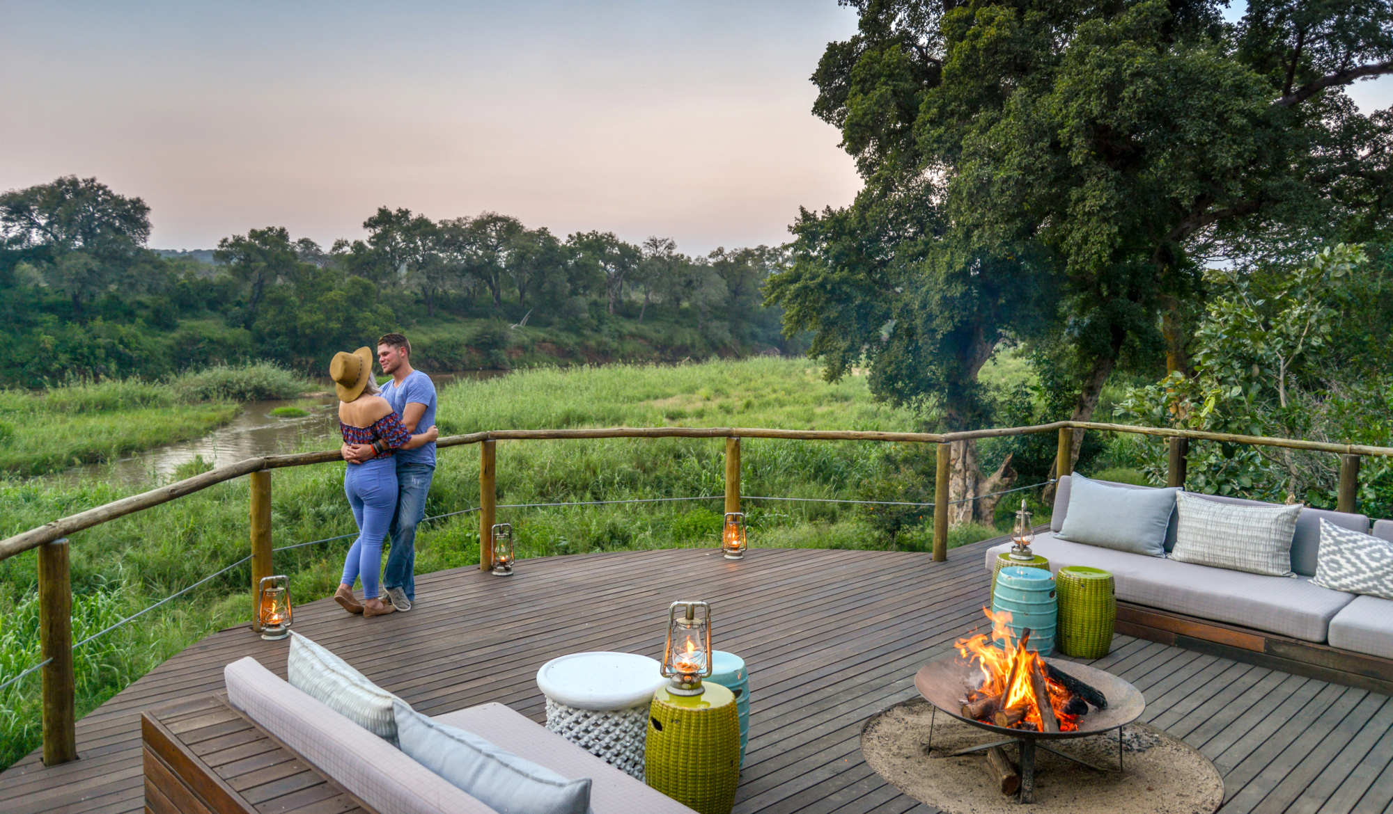 Honeymoon romantic holidays in Africa at Narina Lodge