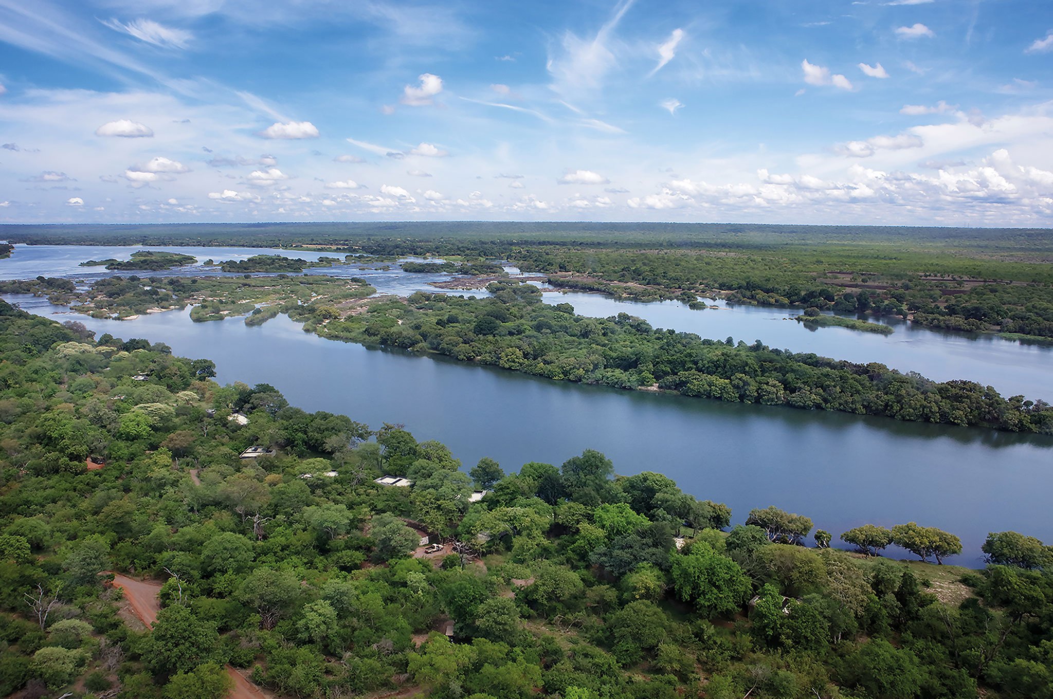 matetsi victoria falls aerial view