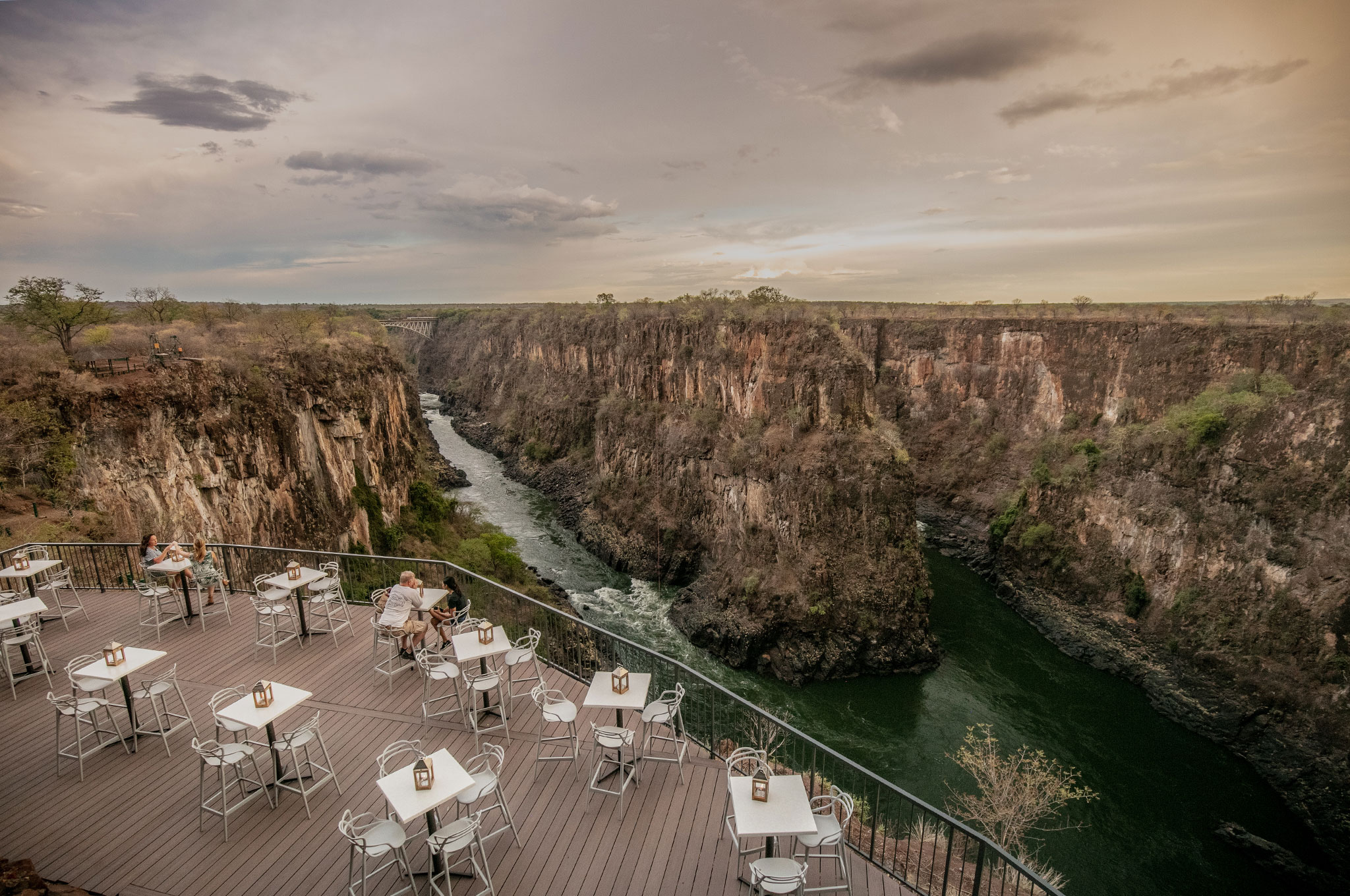 Lunch with a view at the Lookout Cafe