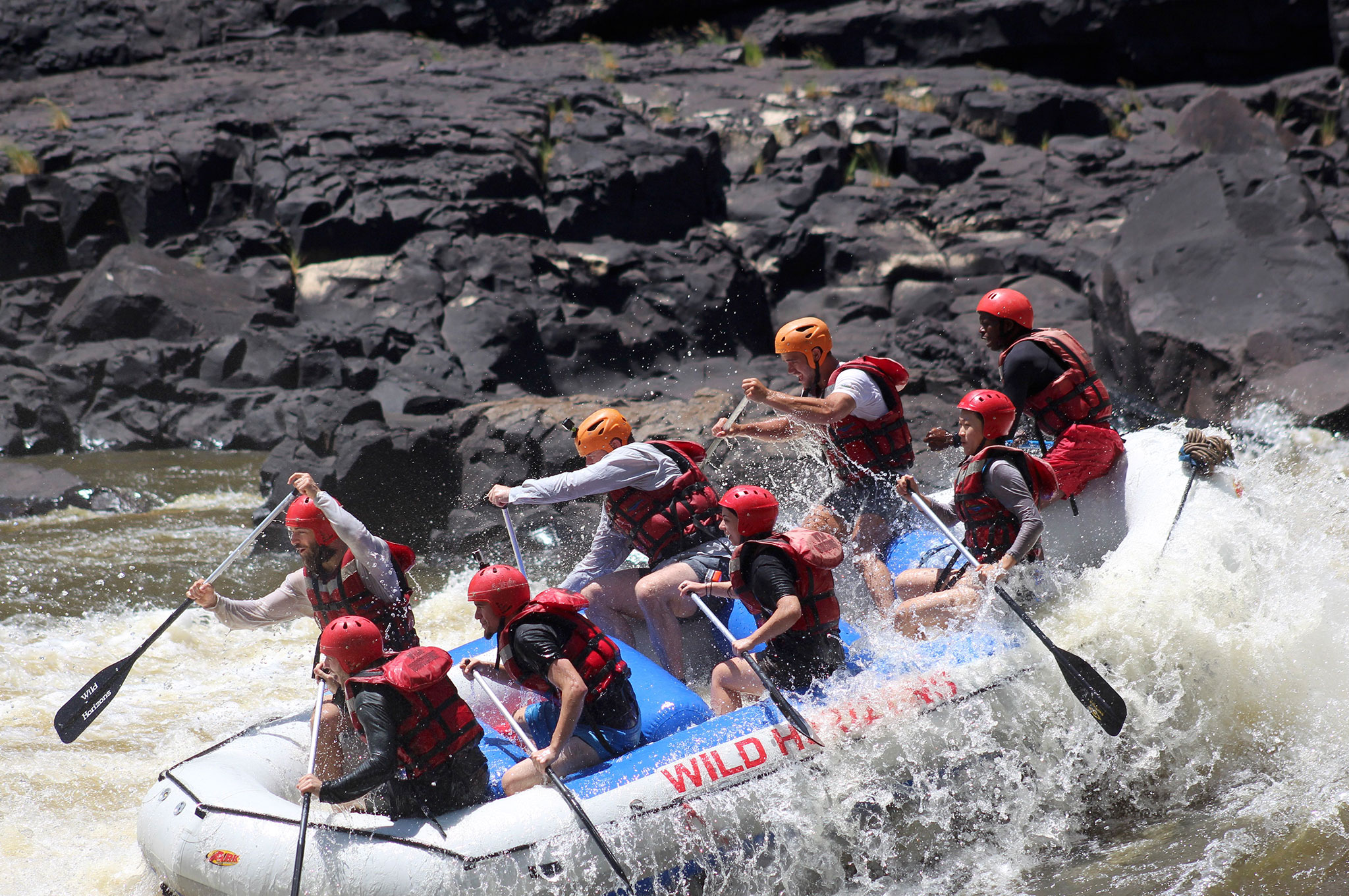 White-water rafting