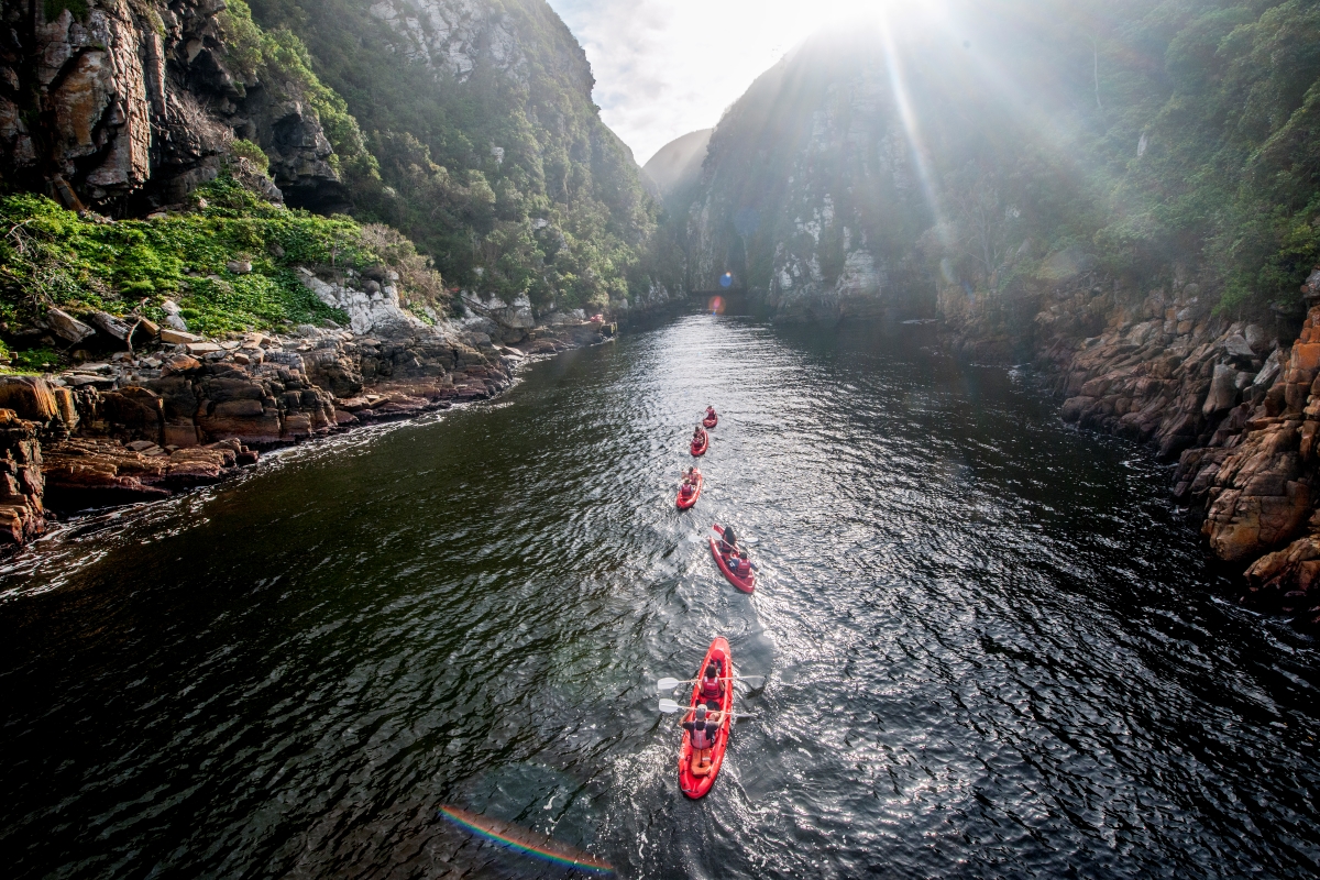 Kayaking in Storms River Mouth 