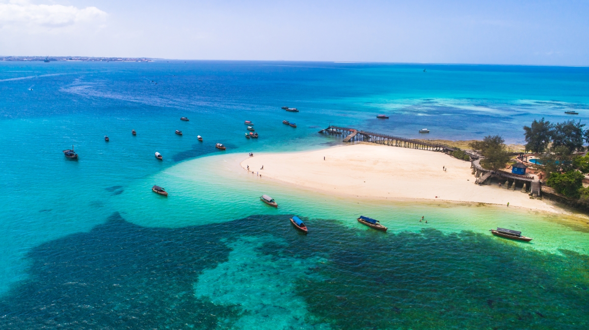 View of Prison Island from afar