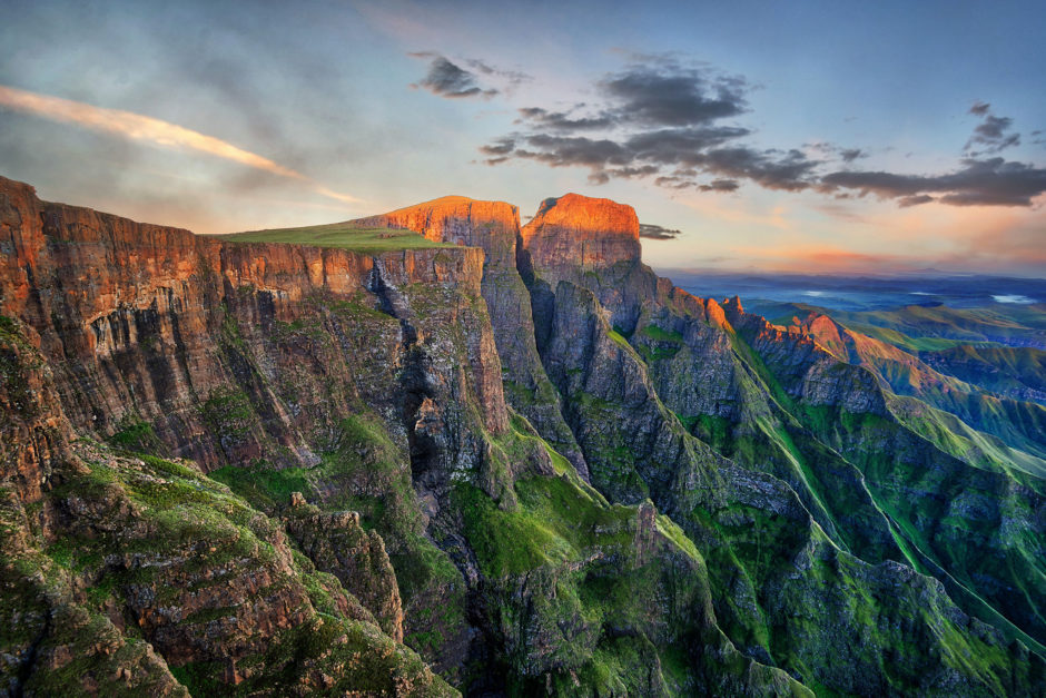 El fascinante Anfiteatro en Drakensberg