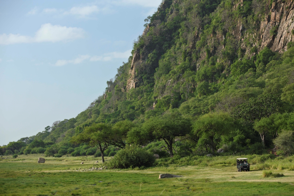 The impressive Rift Valley escarpment