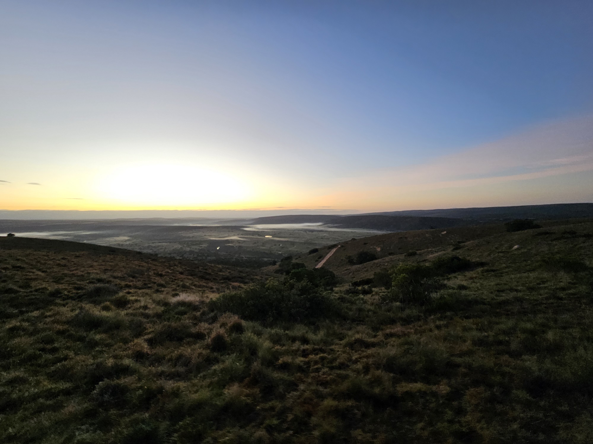 Sunrise in Amakhala Private Game Reserve, Eastern Cape, South Africa