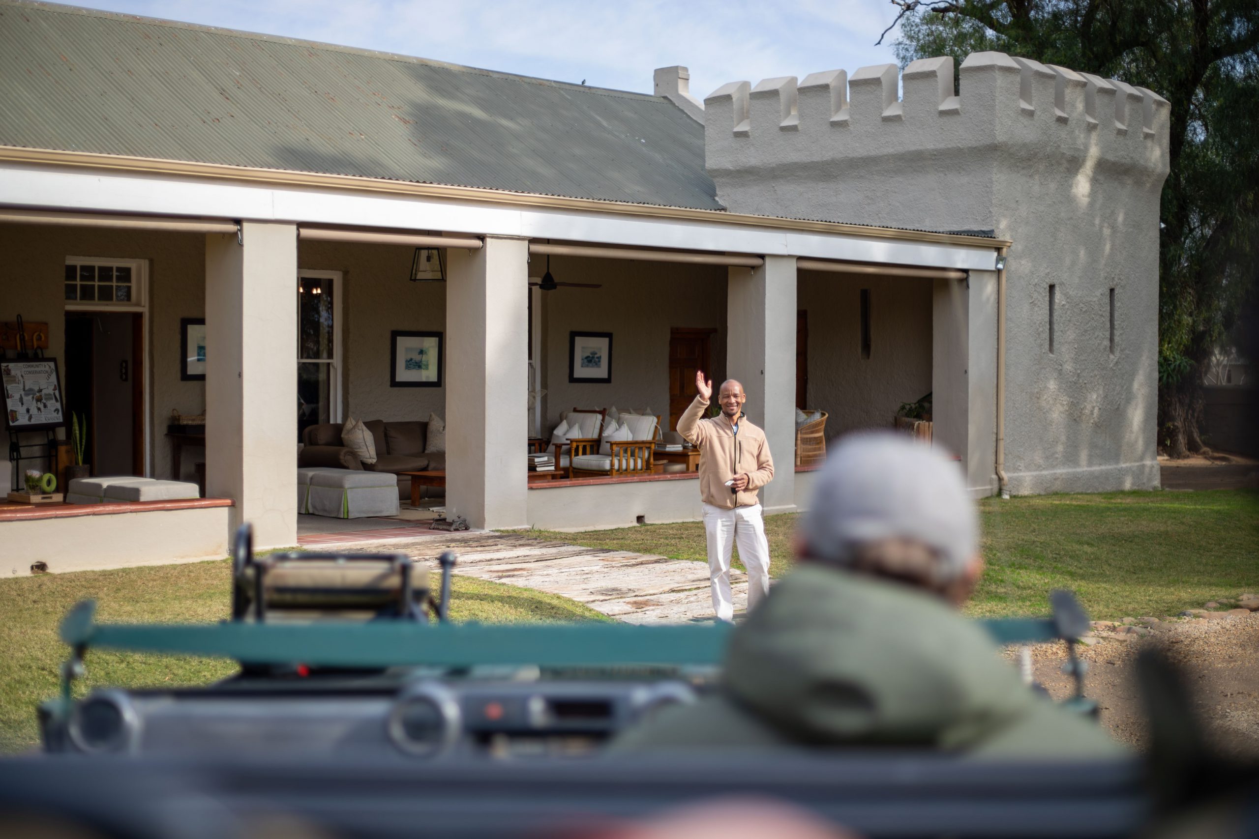 Sunshine greeting guests at Kwandwe Private Game Reserve