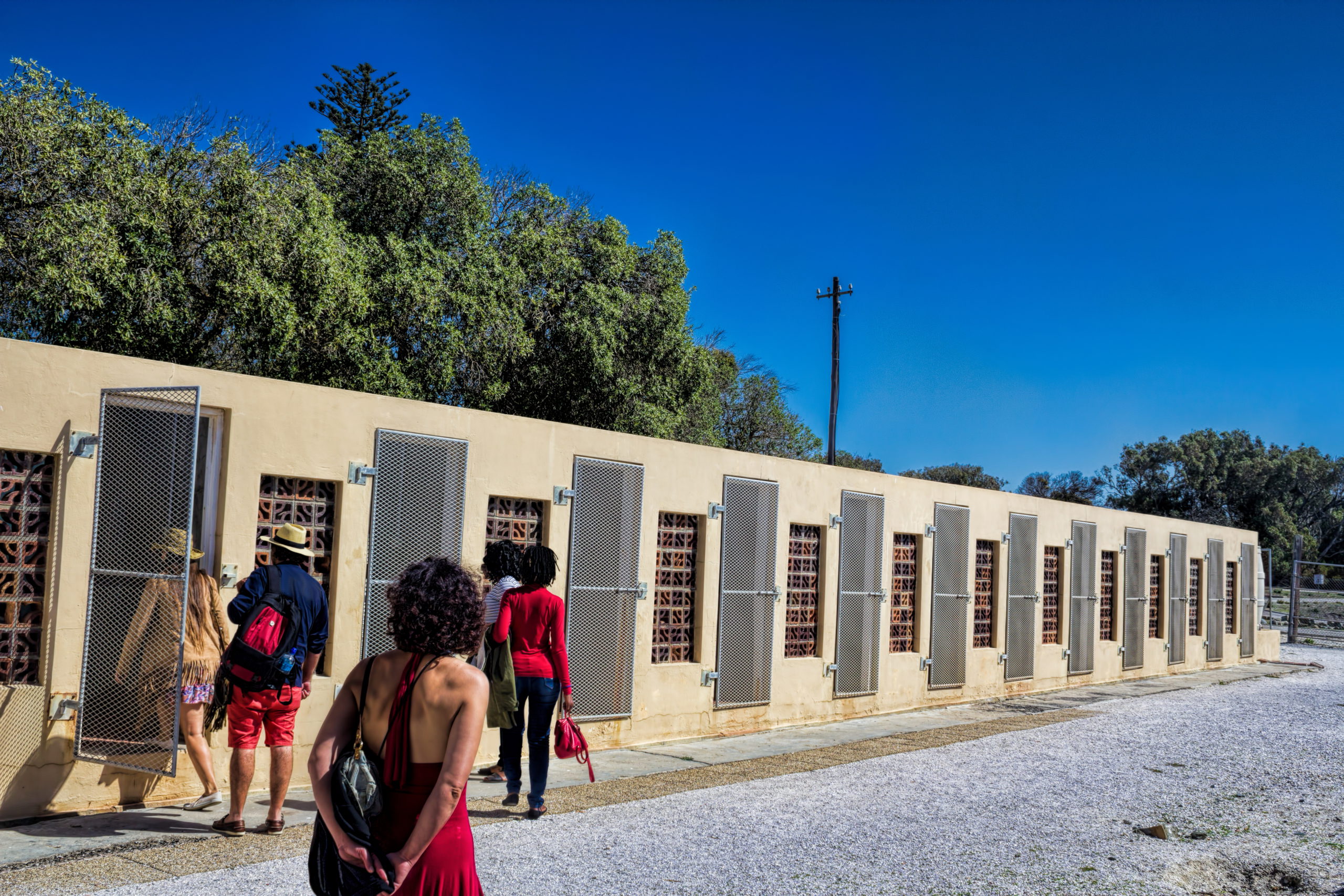 Visitors to Robben Island