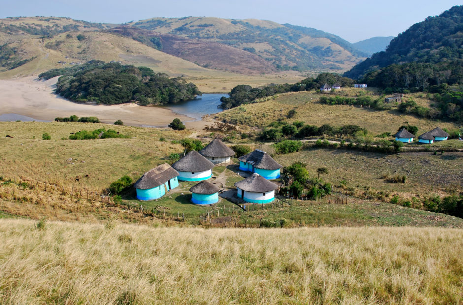 A rural village in what in now known as the Transkei