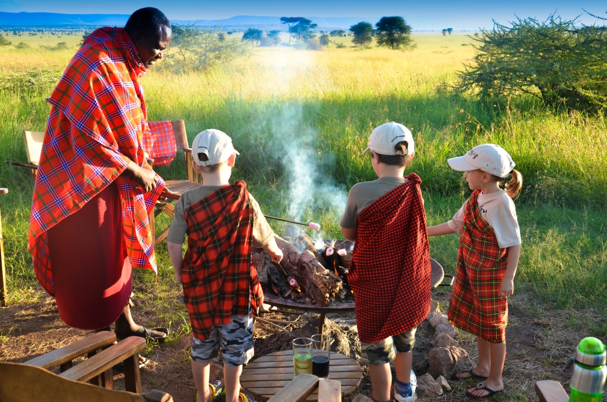 África é uma sala de aula sem paredes, ensinando as essências da vida. Crédito da imagem: Acampamento de Luxo Lemala Mara