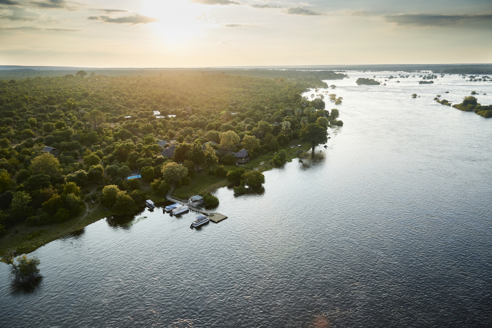 The Zambezi River in Zambezi National Park