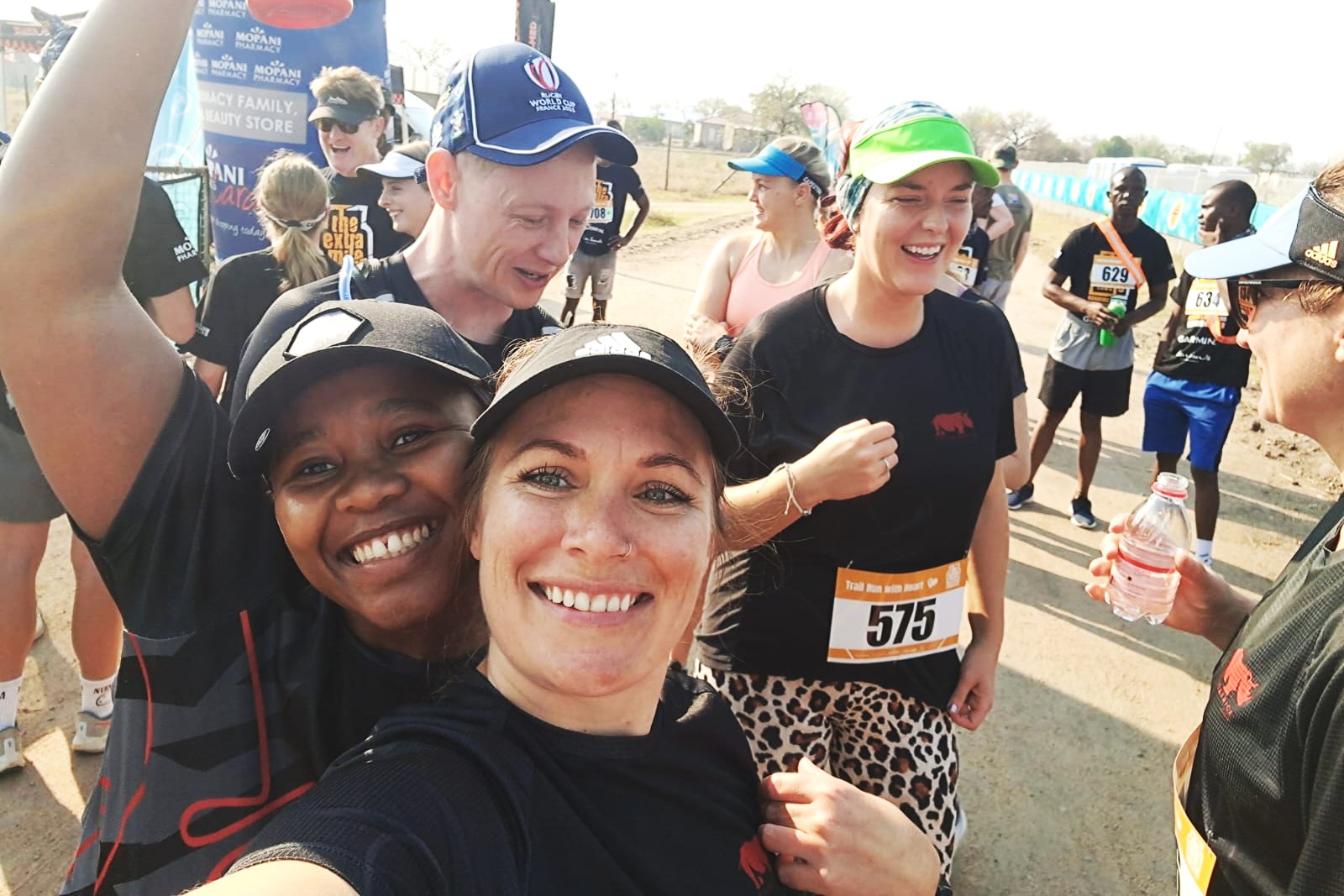 Some members of the Rhino Crash waiting at the starting line