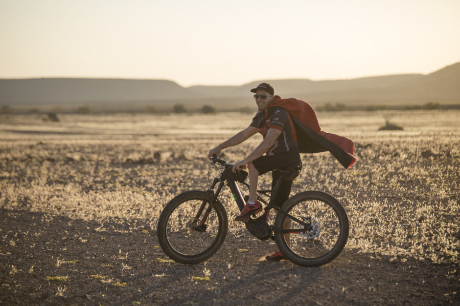 David Ryan bei Rhino Africas Challenge4ACause in Damaraland