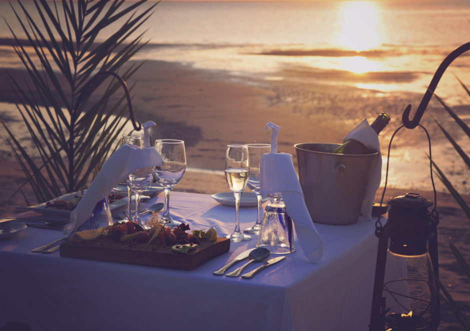 Romantic dinner for two at Azura Benguerra