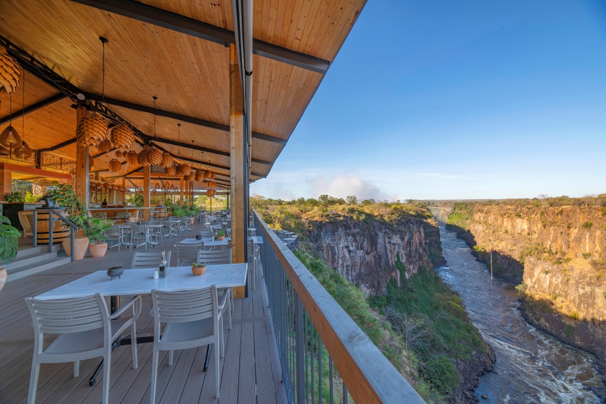 Gorge views from café terrace