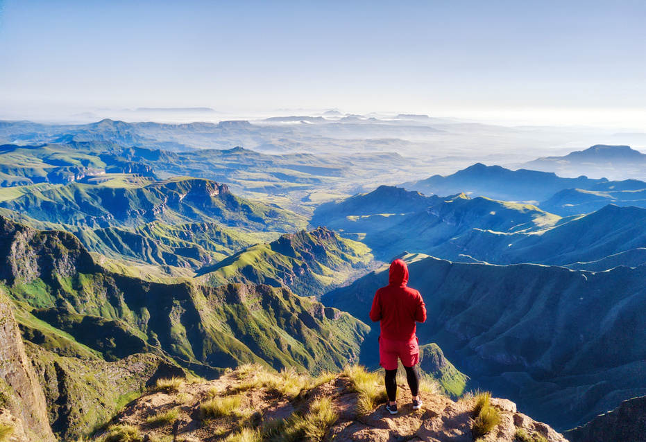 Ausblick auf die Drakensberge in Südafrika sorgt für Wanderlust