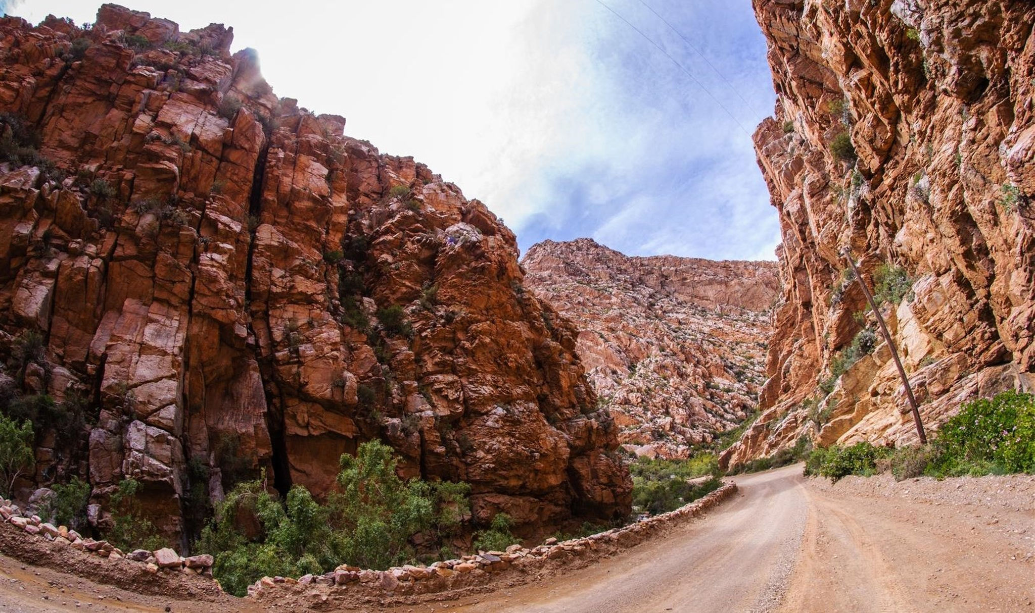 Swartberg Pass curved road